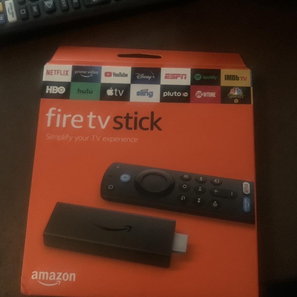 Amazon Fire TV Stick - Black and Orange